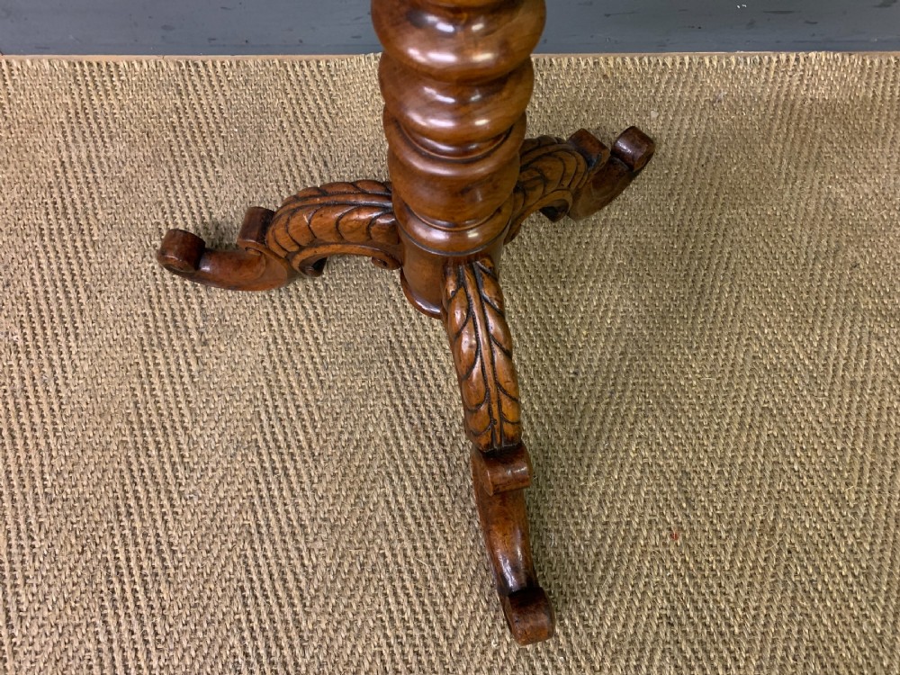 Anglo Indian Rosewood Tripod Wine Table View VI