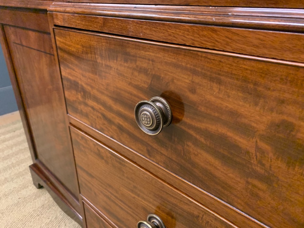 Georgian Inlaid Mahogany Compactum Wardrobe View IV