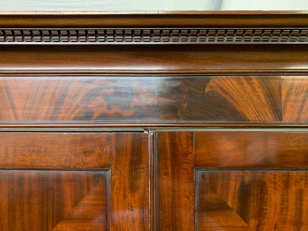 Georgian Inlaid Mahogany Compactum Wardrobe View VI