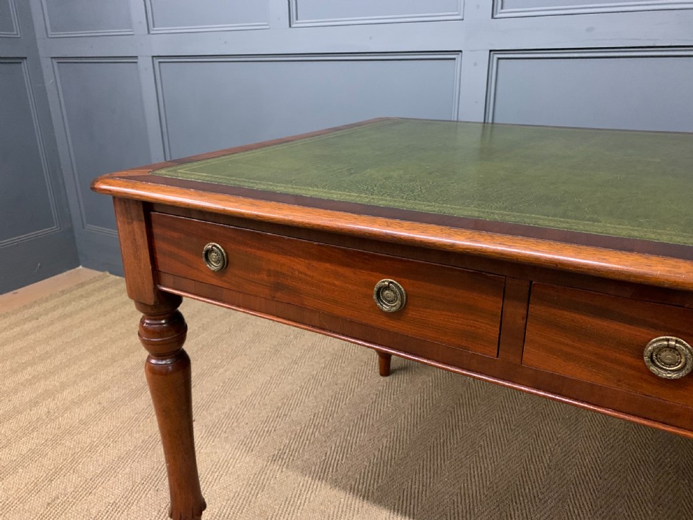 Victorian Mahogany 6 Drawer Writing Table View VI