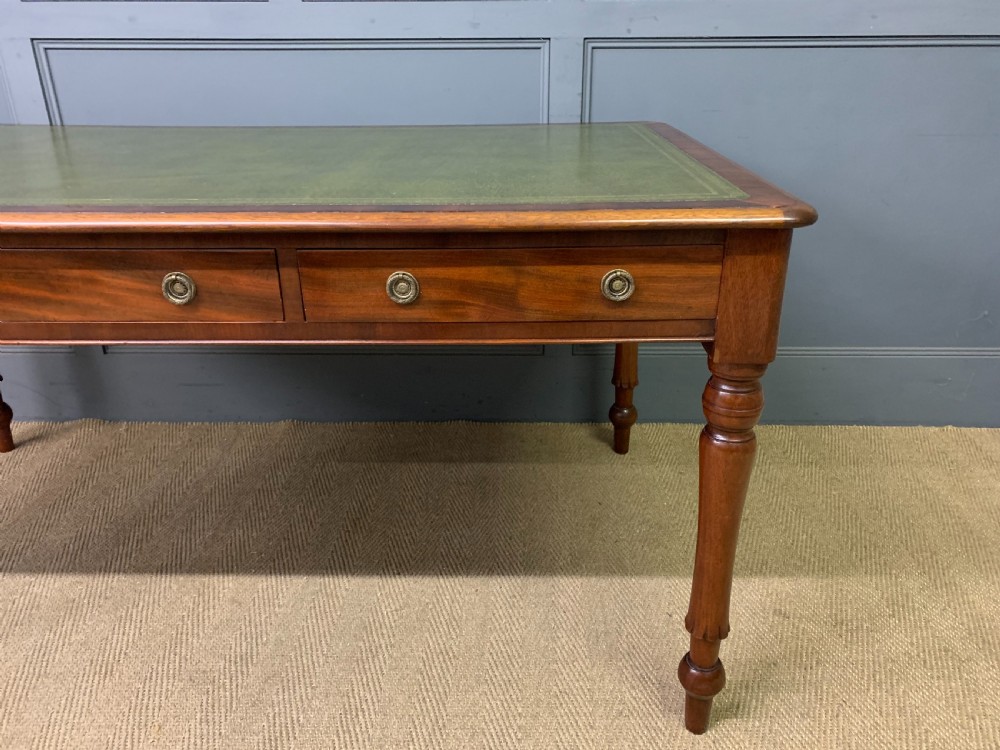 Victorian Mahogany 6 Drawer Writing Table View VIII