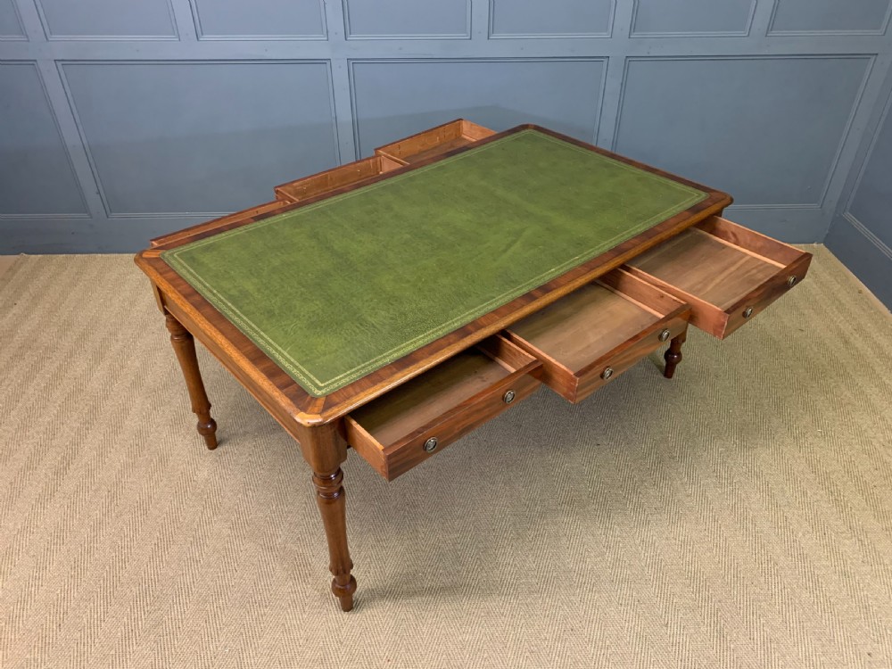 Victorian Mahogany 6 Drawer Writing Table View XV