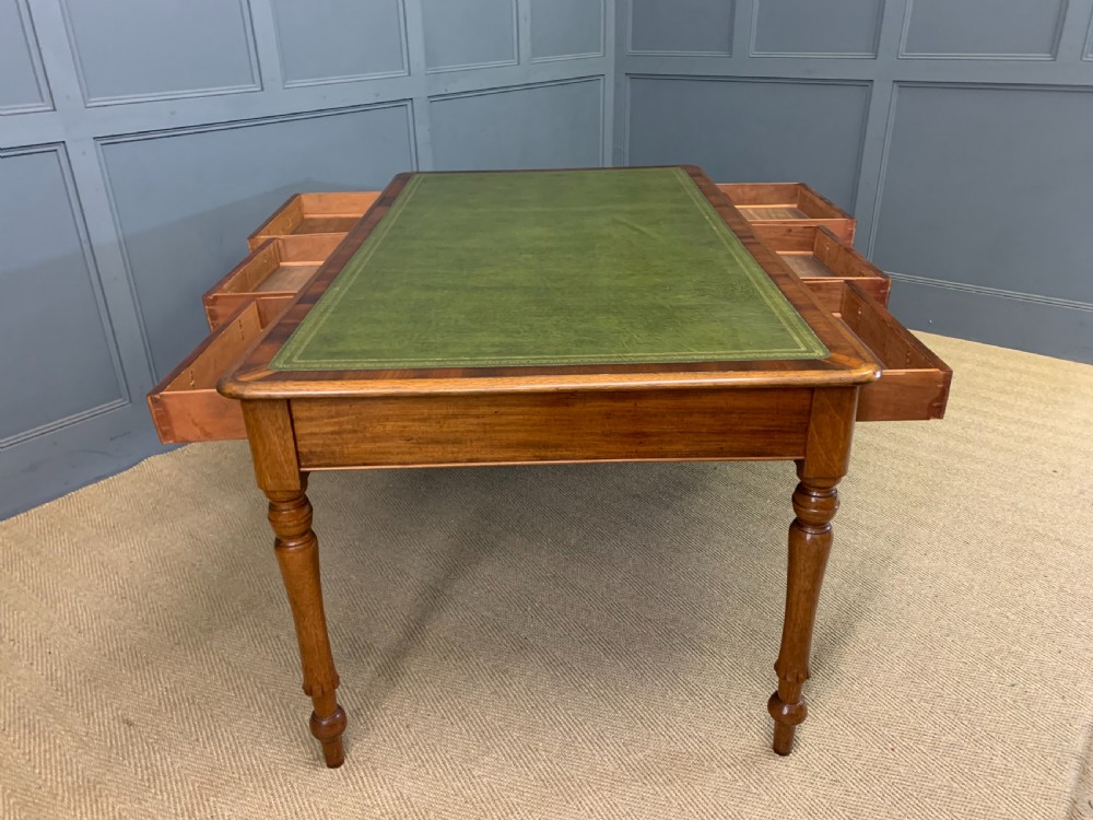 Victorian Mahogany 6 Drawer Writing Table View XVI