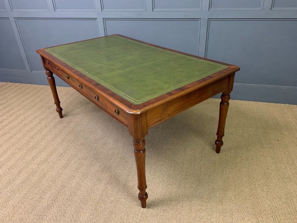 Victorian Mahogany 6 Drawer Writing Table View XVII