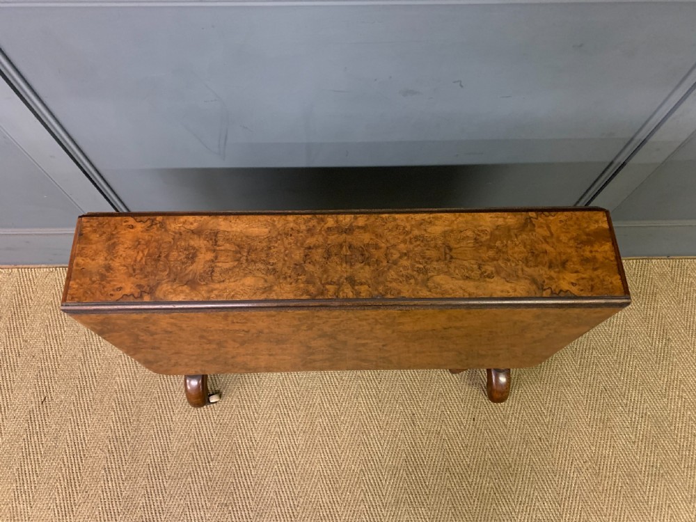 Large Victorian Burr Walnut Sutherland Table View III