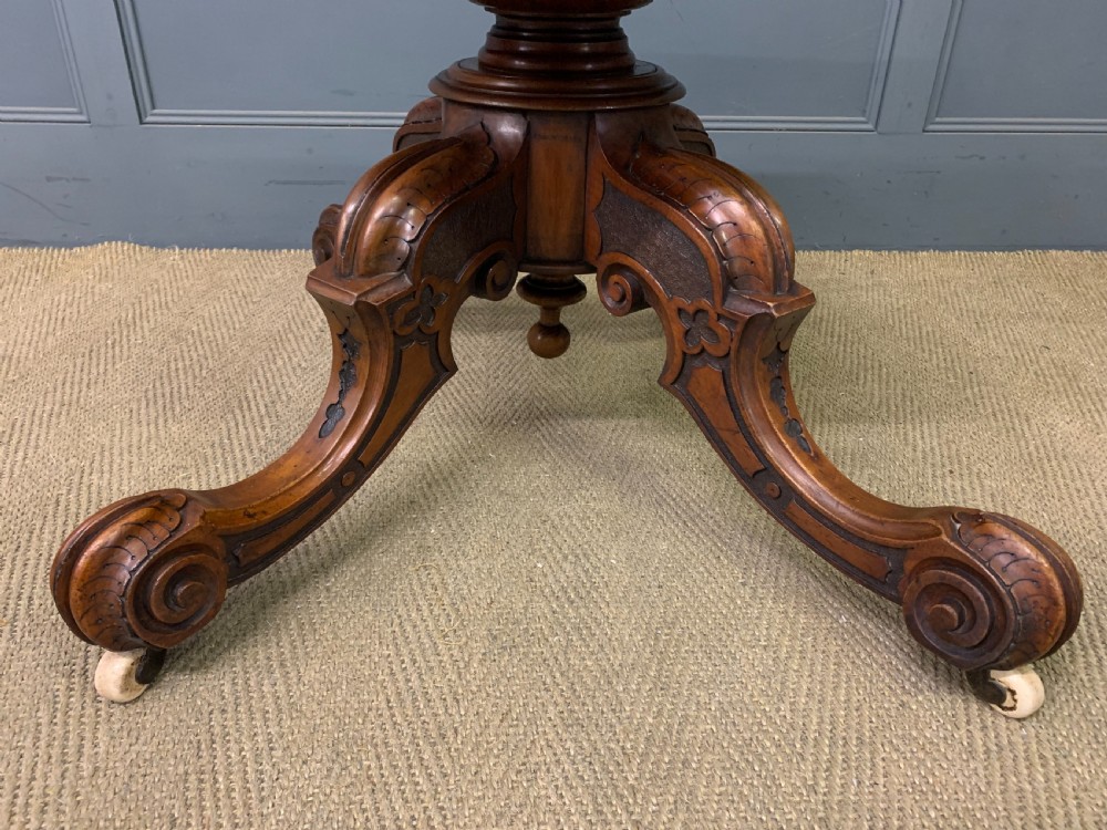 Large Sized Victorian Burr Walnut Coffee Table View XIII