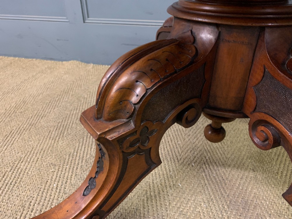 Large Sized Victorian Burr Walnut Coffee Table View XIV