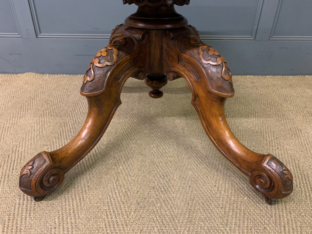 Large Sized Victorian Burr Walnut Coffee Table View V