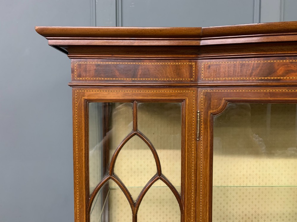 Maple & Co Inlaid Mahogany Display Cabinet View VI