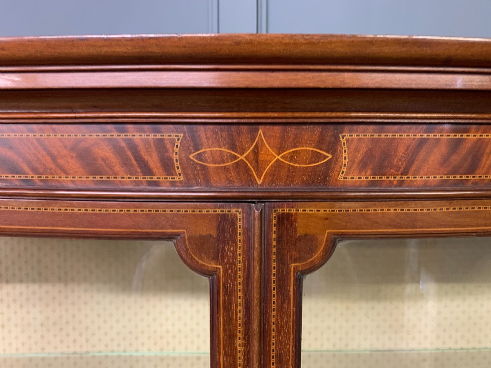 Maple & Co Inlaid Mahogany Display Cabinet View VII