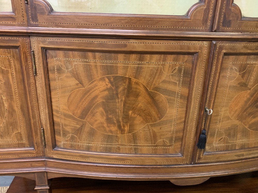Maple & Co Inlaid Mahogany Display Cabinet View XI