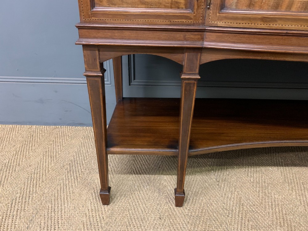 Maple & Co Inlaid Mahogany Display Cabinet View XII