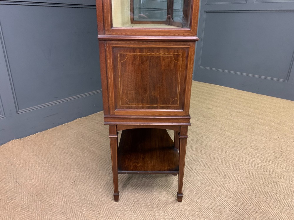 Maple & Co Inlaid Mahogany Display Cabinet View XVI