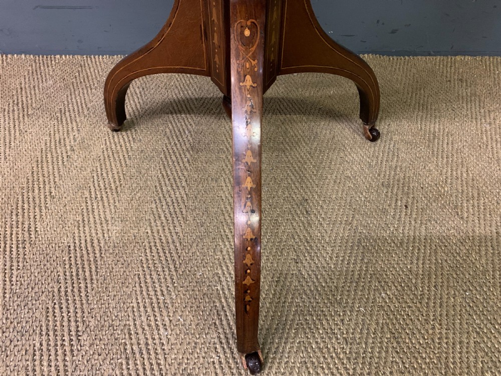 Inlaid Mahogany Occasional Table by Maple & Co. View VIII