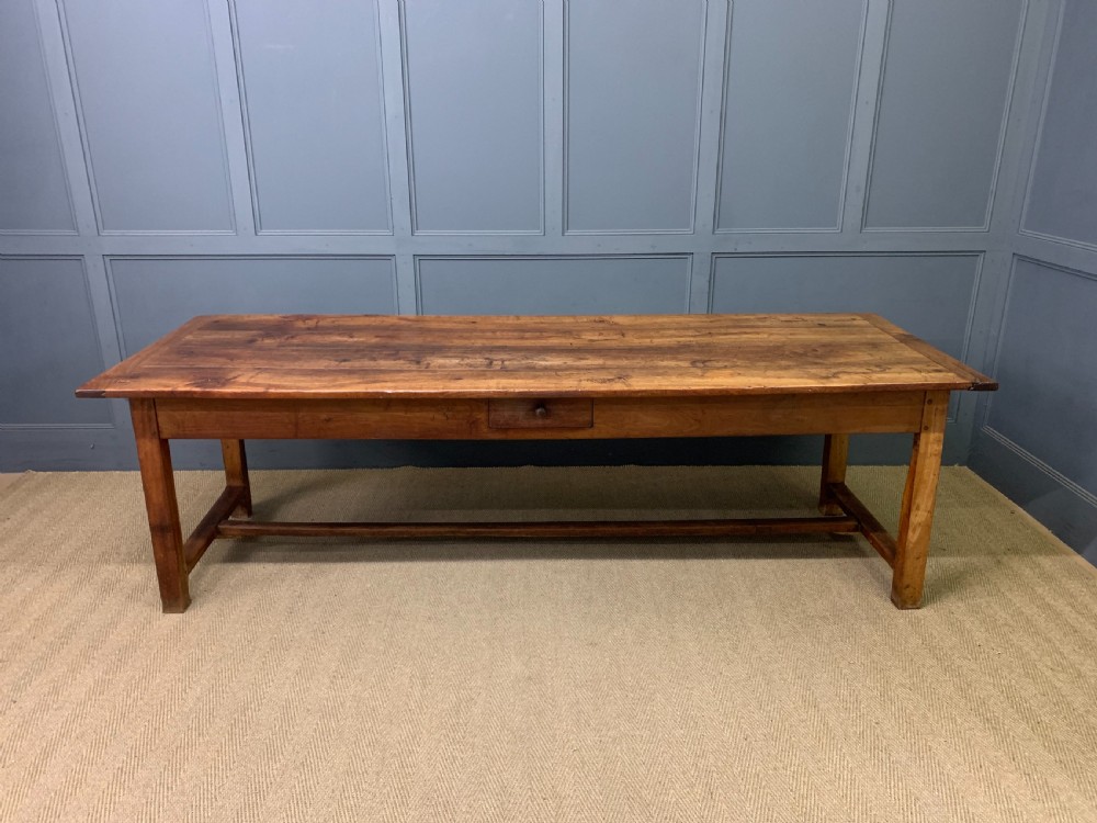 Large 19th Century Cherrywood Farmhouse Table View II