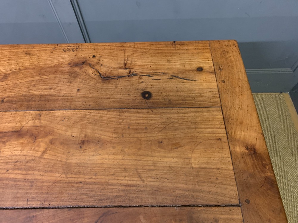 Large 19th Century Cherrywood Farmhouse Table View VIII