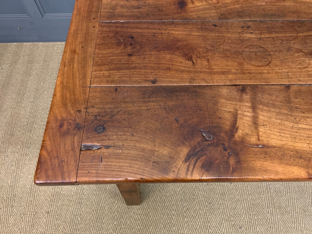 Large 19th Century Cherrywood Farmhouse Table View IX