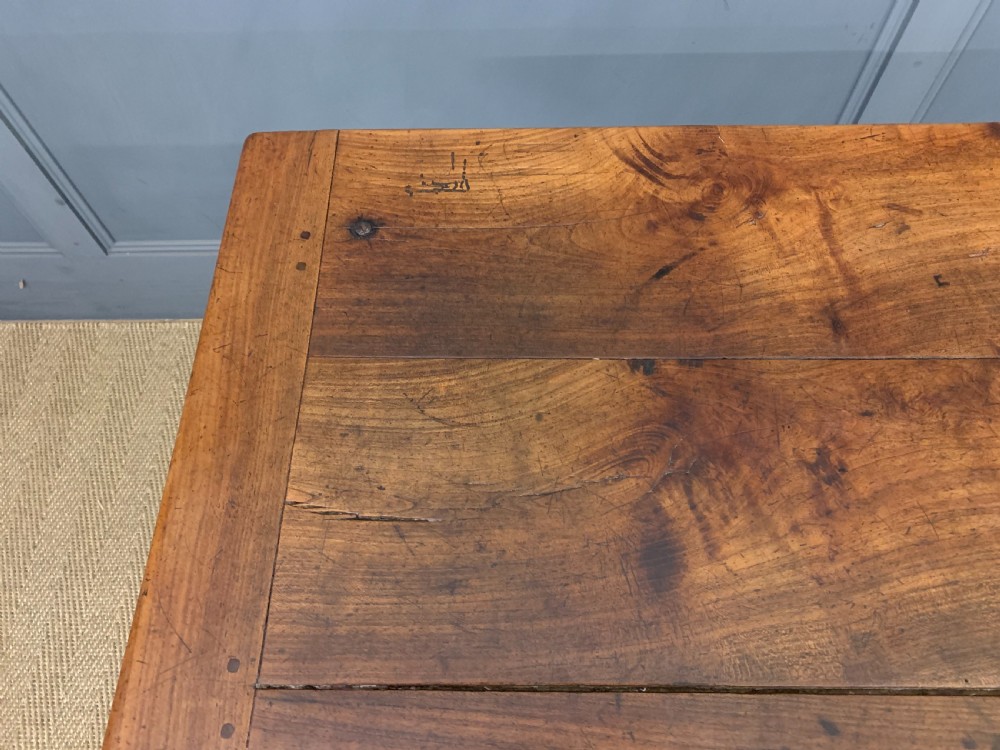 Large 19th Century Cherrywood Farmhouse Table View X