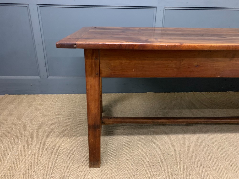 Large 19th Century Cherrywood Farmhouse Table View XI