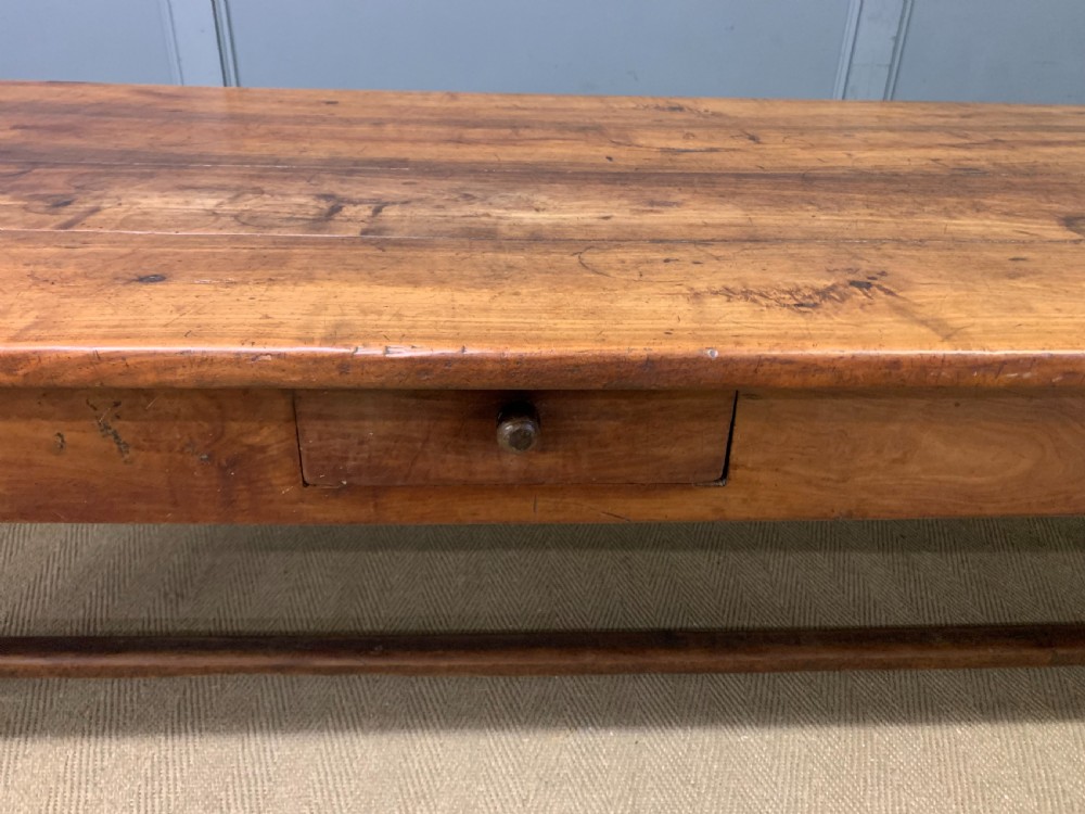 Large 19th Century Cherrywood Farmhouse Table View XII