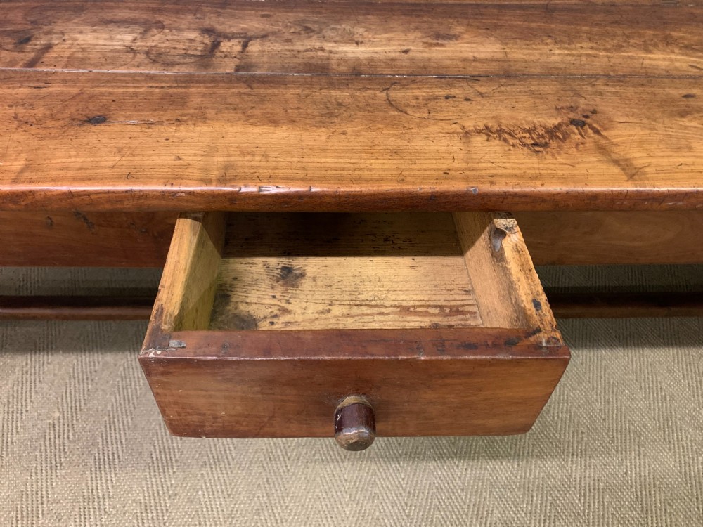 Large 19th Century Cherrywood Farmhouse Table View XIII
