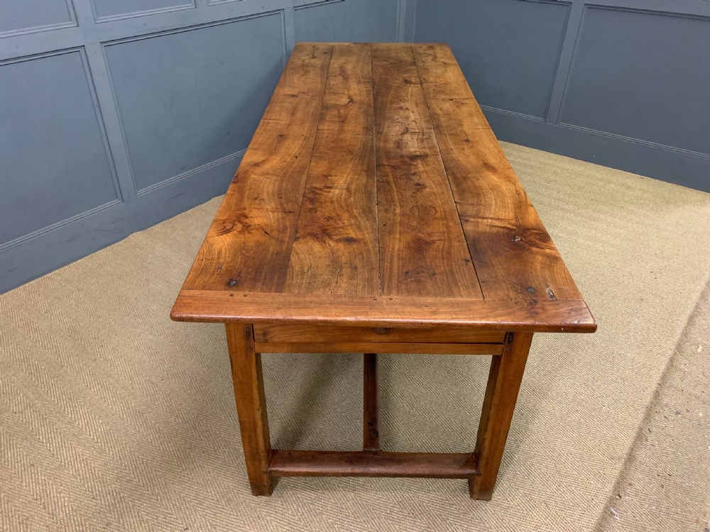 Large 19th Century Cherrywood Farmhouse Table View XVIII