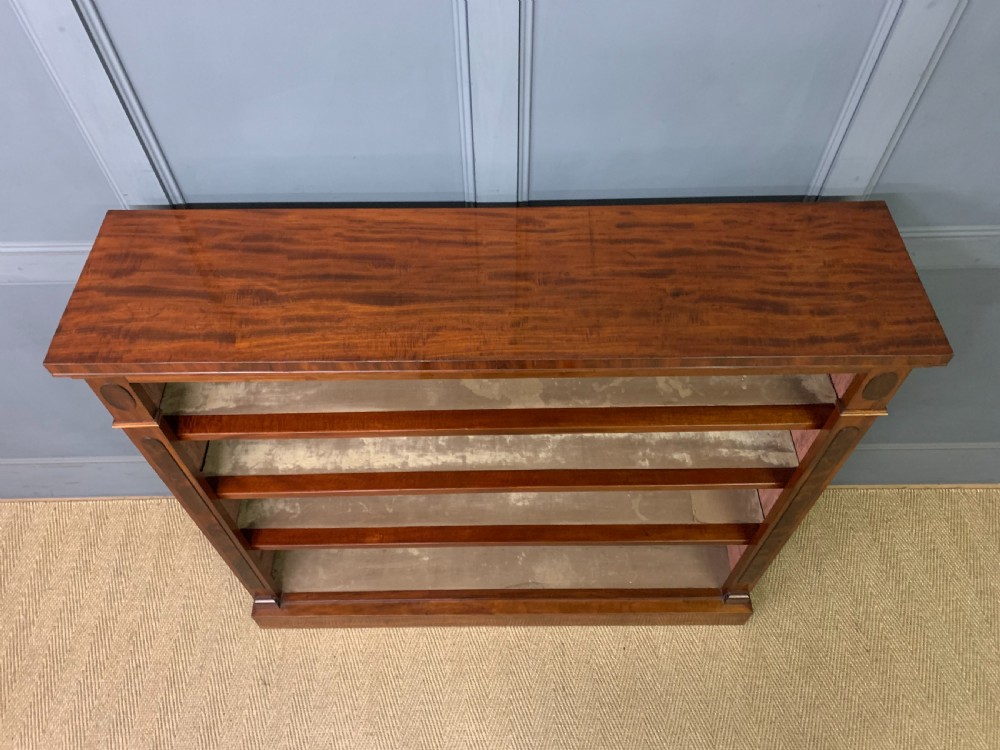 Victorian Mahogany Open Bookcase View III