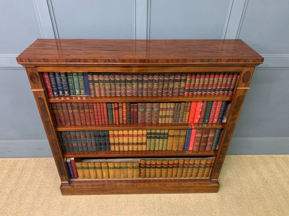 Victorian Mahogany Open Bookcase View VII