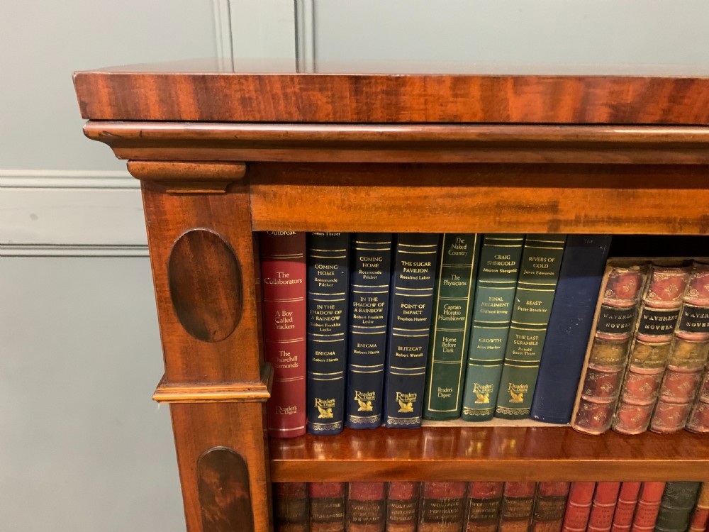 Victorian Mahogany Open Bookcase View VIII