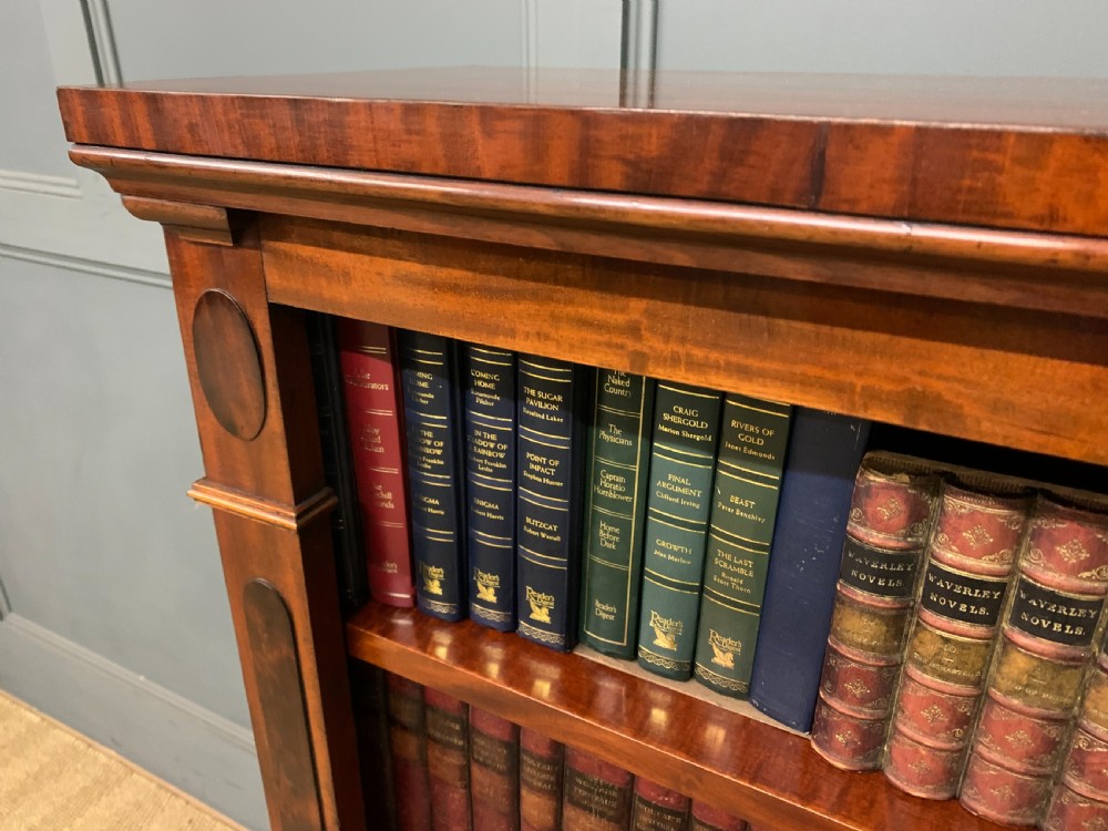 Victorian Mahogany Open Bookcase View IX