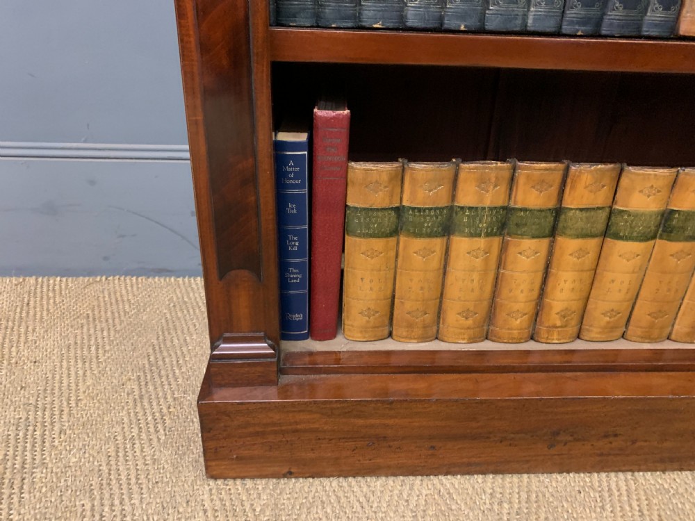 Victorian Mahogany Open Bookcase View X