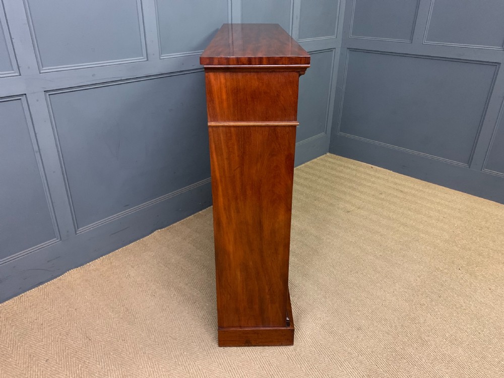 Victorian Mahogany Open Bookcase View XII