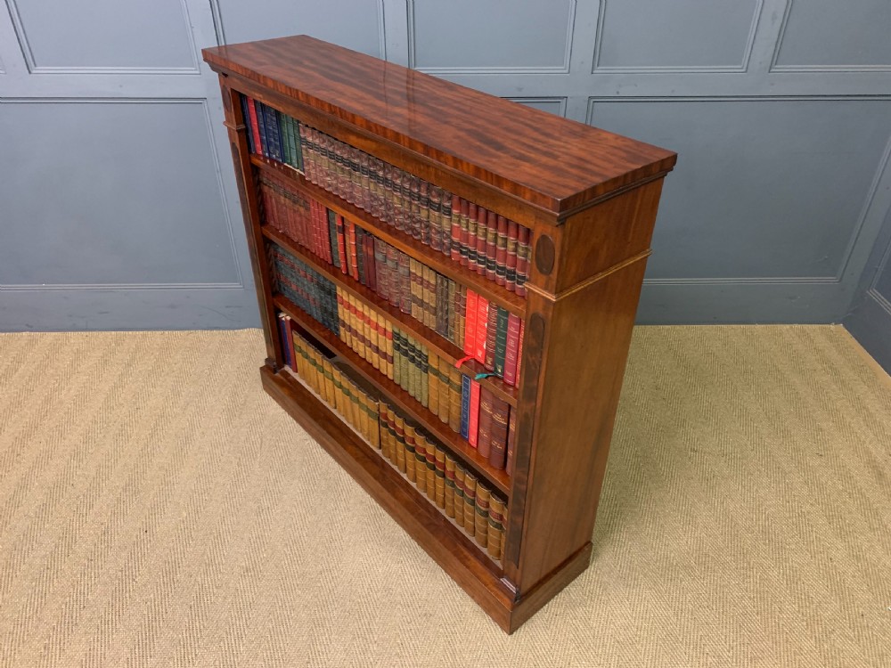 Victorian Mahogany Open Bookcase View XV