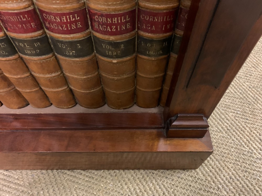 Victorian Mahogany Open Bookcase View XVII