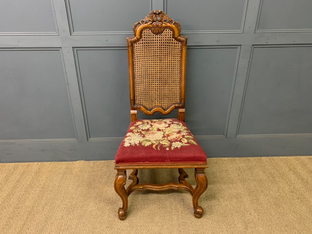 Pair of William & Mary Style Walnut Chairs by Waring and Gillow View VII
