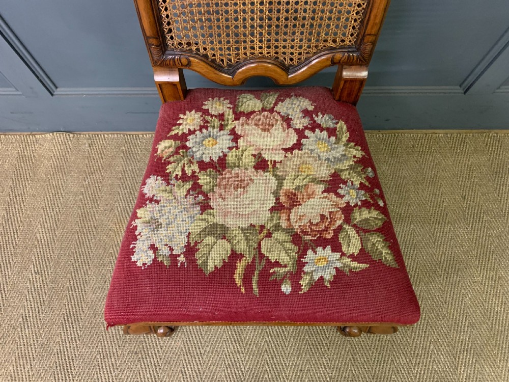 Pair of William & Mary Style Walnut Chairs by Waring and Gillow View X