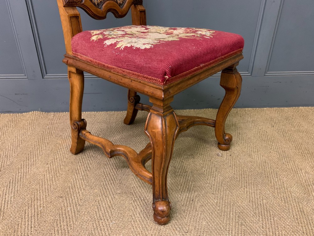 Pair of William & Mary Style Walnut Chairs by Waring and Gillow View XV