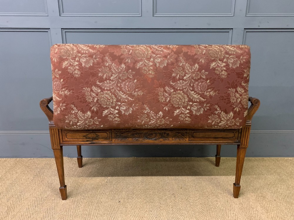 Victorian Rosewood Piano Duet Stool View XVI