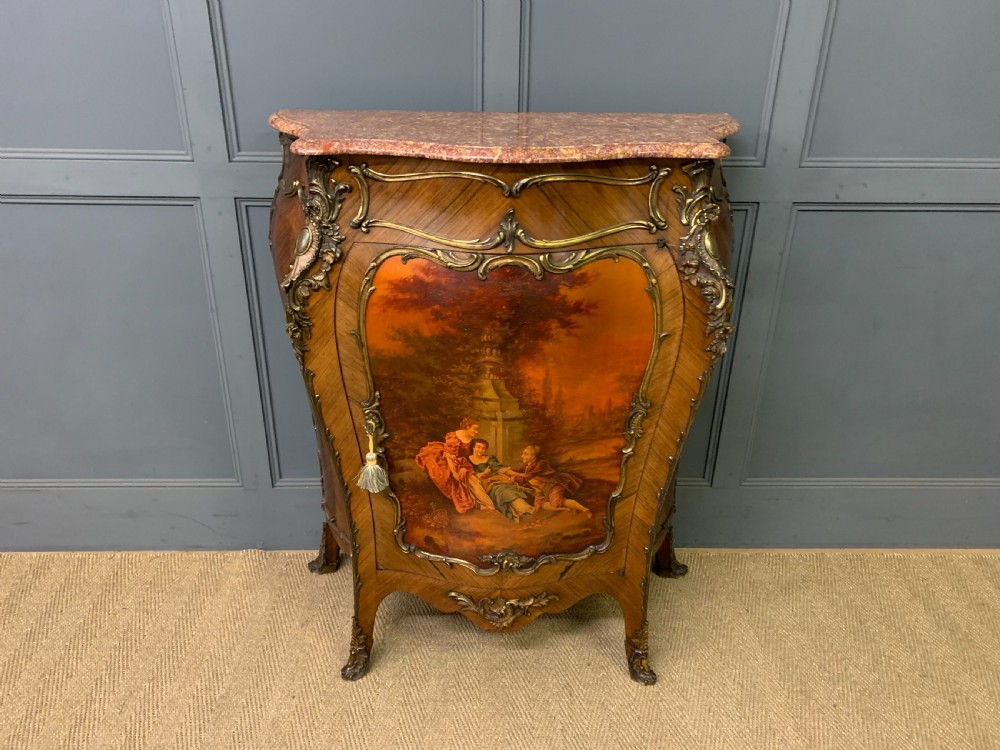 19th Century Vernis Martin Kingwood Meuble D'Appui