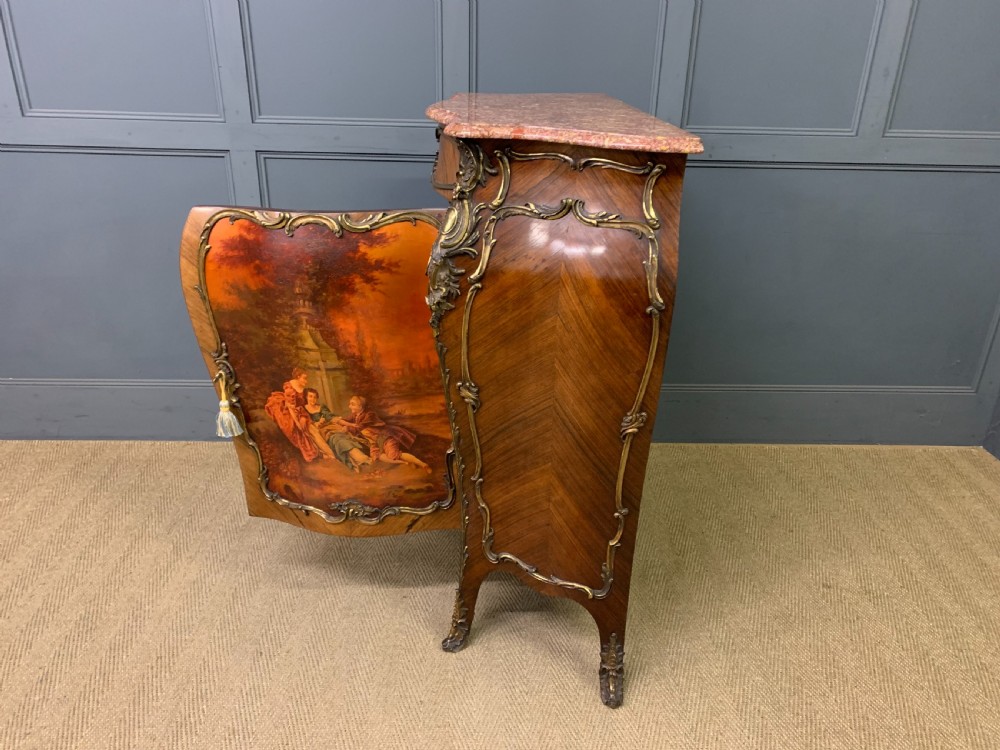 19th Century Vernis Martin Kingwood Meuble D'Appui View XIX