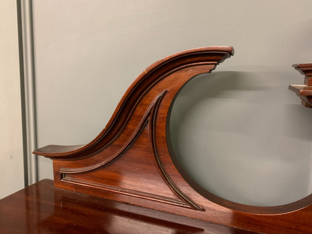 Victorian Carved Mahogany Display Cabinet View IV