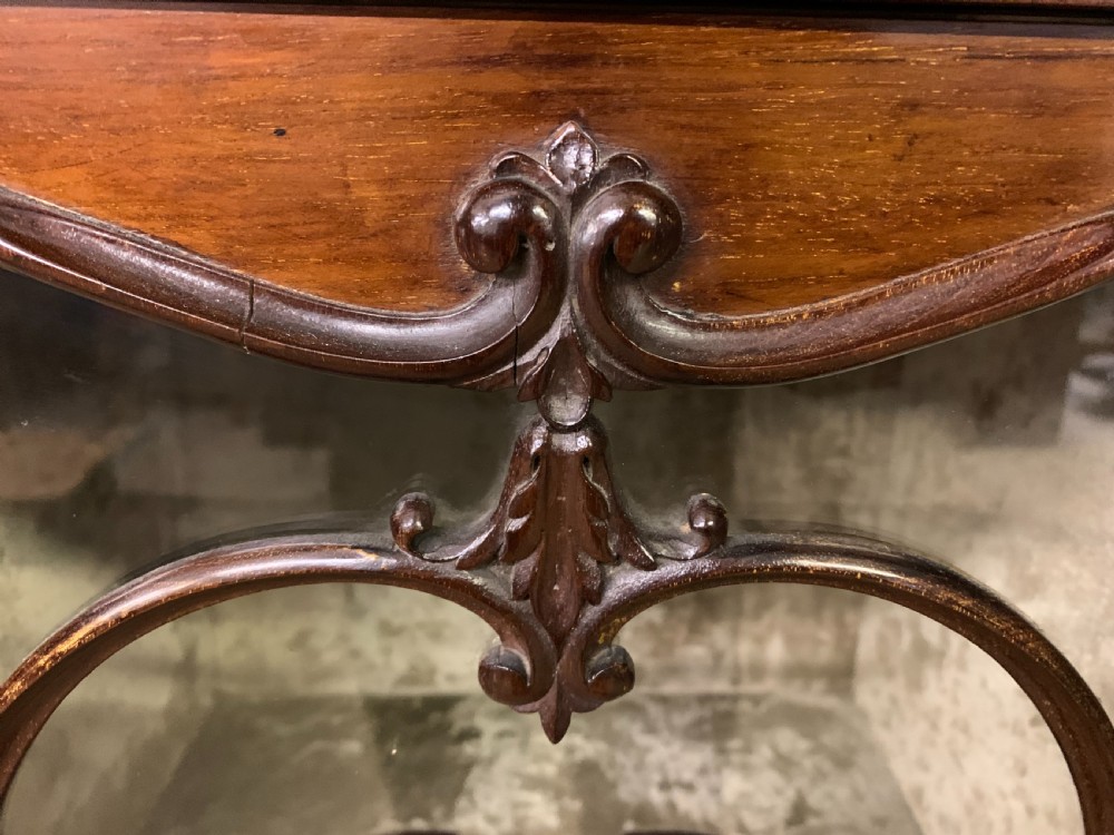 Victorian Carved Mahogany Display Cabinet View XIX