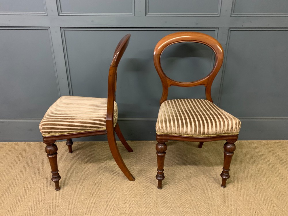 Set of 8 Victorian Mahogany Chairs by Wylie & Lochhead View VI