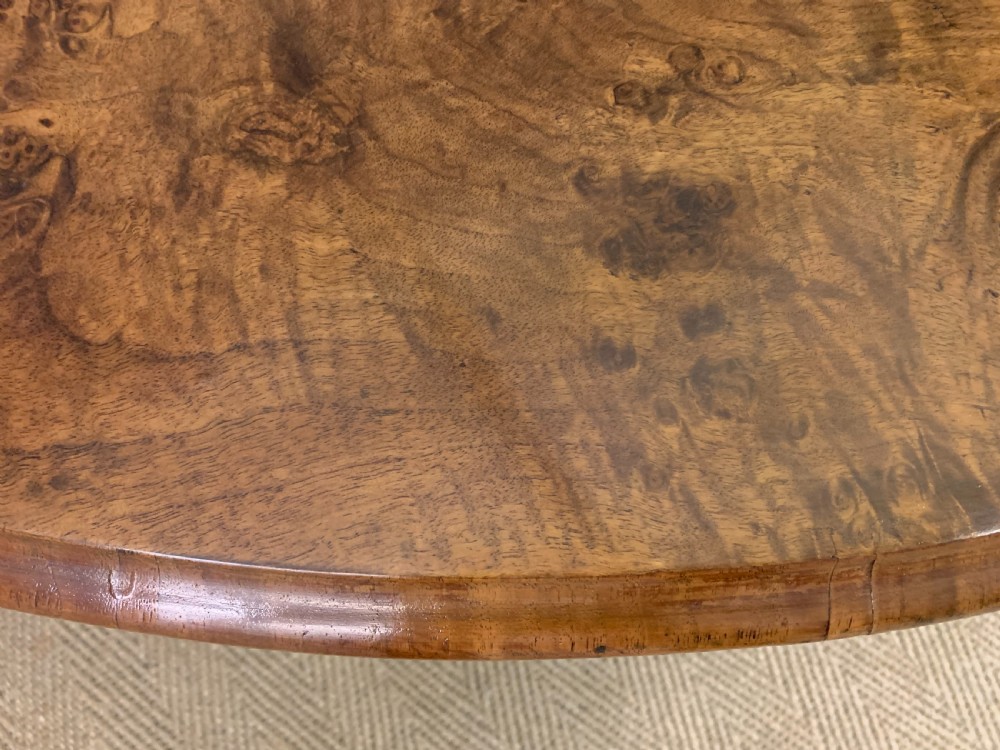 Large Sized Victorian Burr Walnut Coffee Table View VI
