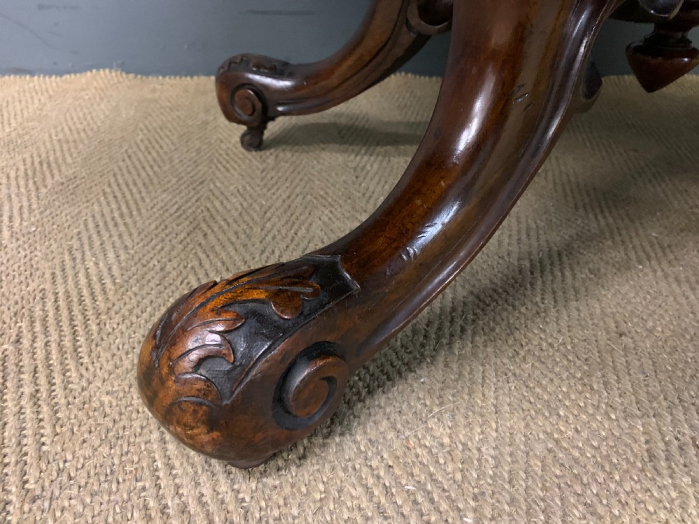 Large Sized Victorian Burr Walnut Coffee Table View IX