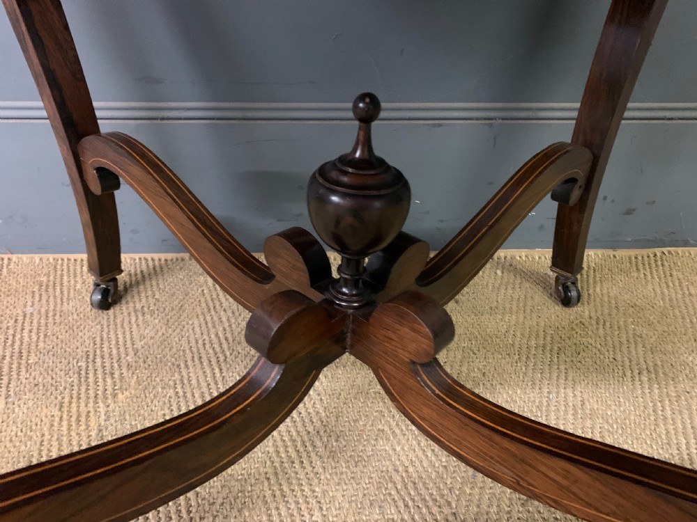 Inlaid Rosewood Occasional Table View V