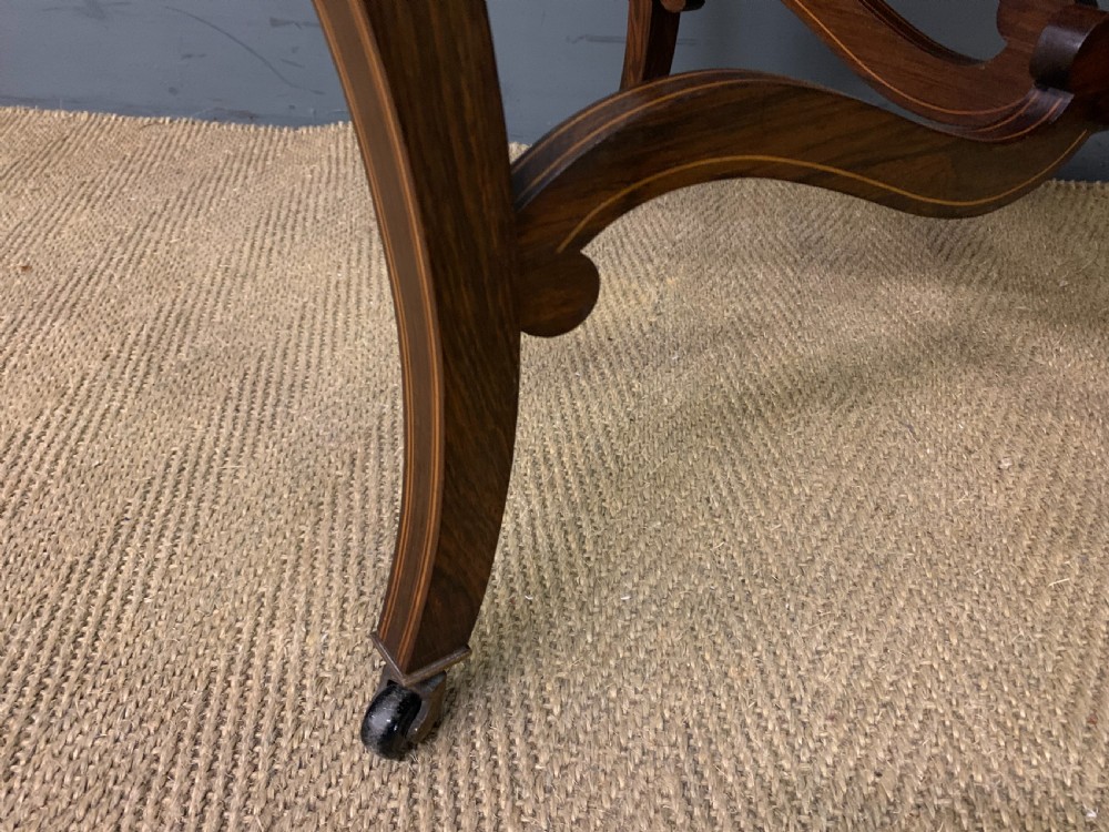 Inlaid Rosewood Occasional Table View VI