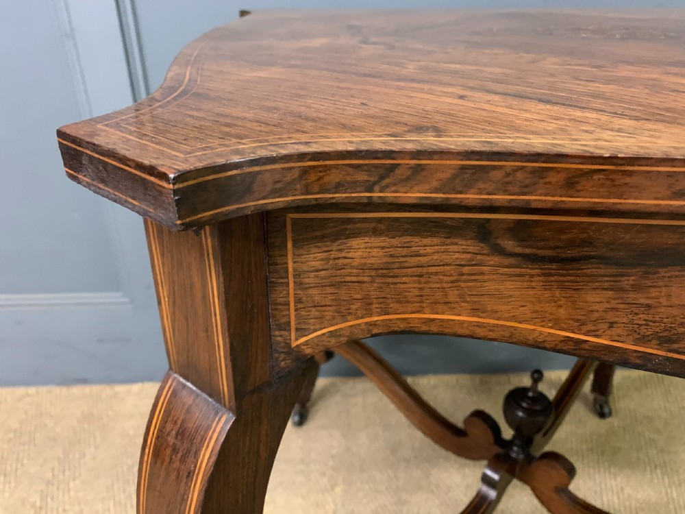 Inlaid Rosewood Occasional Table View VII
