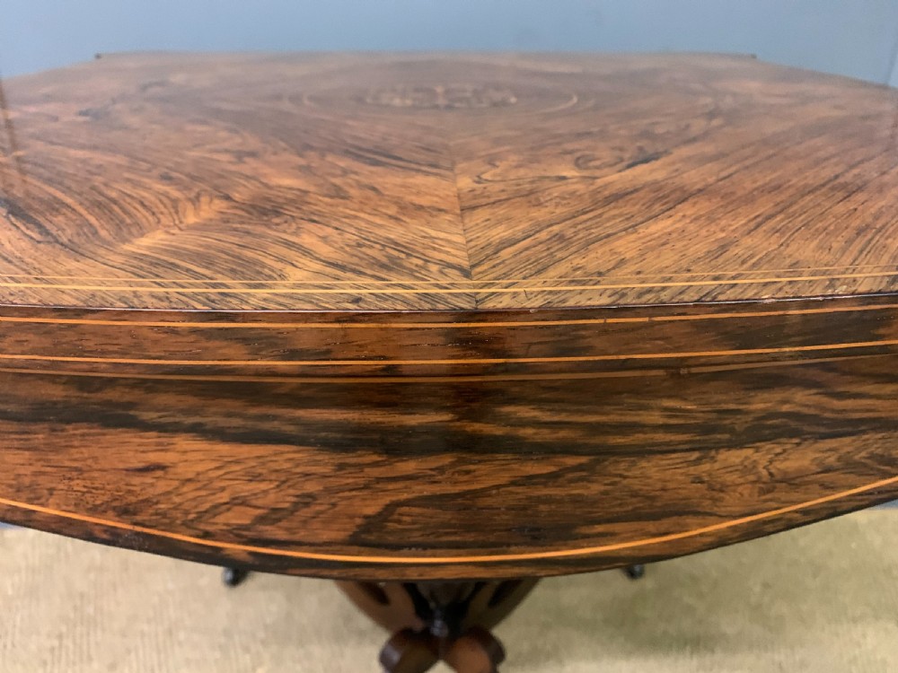 Inlaid Rosewood Occasional Table View VIII