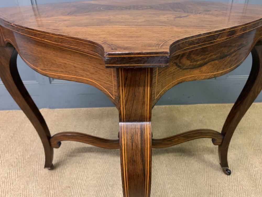 Inlaid Rosewood Occasional Table View X